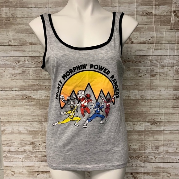 Mighty Mophin Power Rangers Graphic Tank Top - Picture 2 of 7
